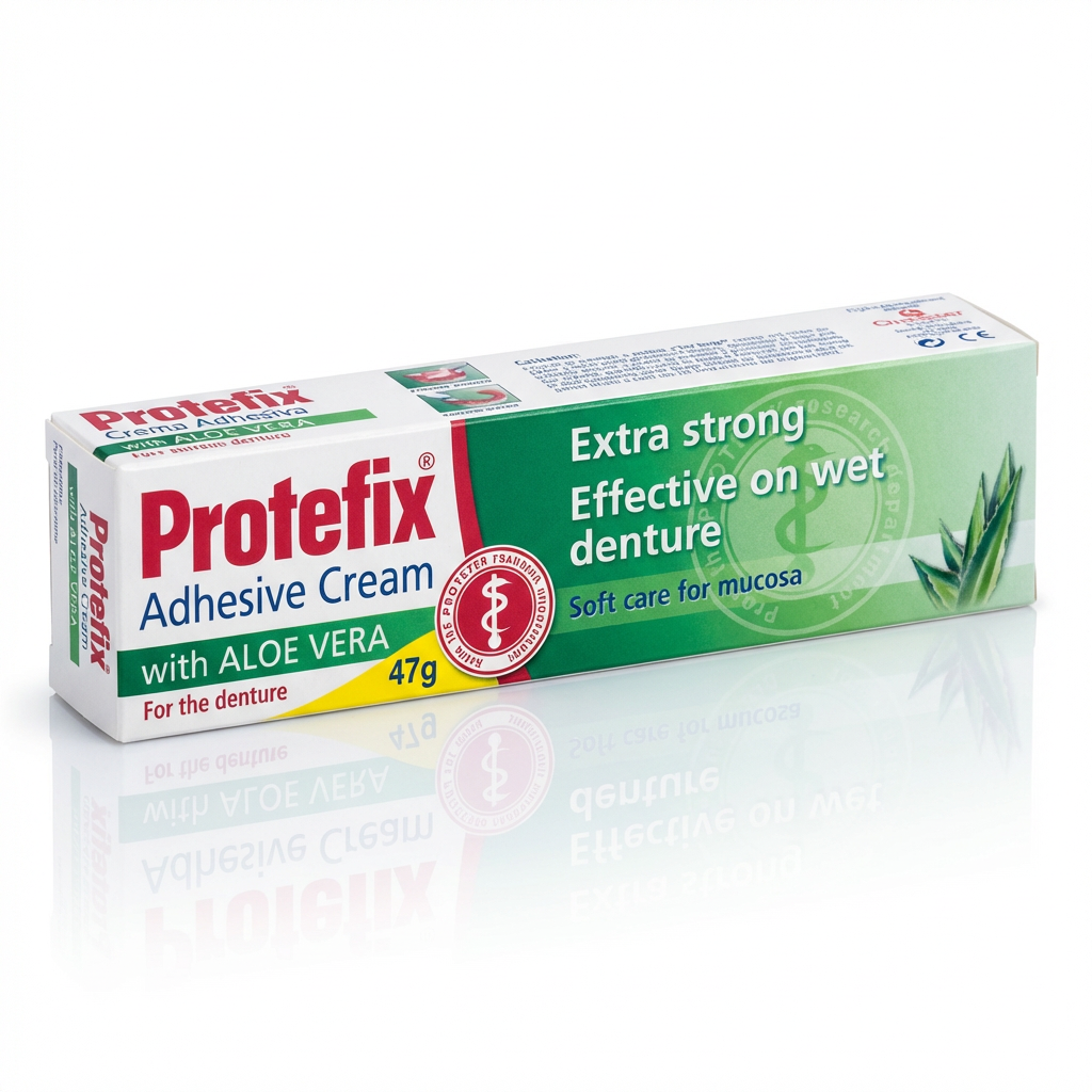 Protefix adhezivna krema extra jaka aloe vera 47g - Slika 2