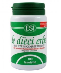 Alternative view of ESI LE DIECI ERBE tablete a 100, Dodatak prehrani za regulaciju probave