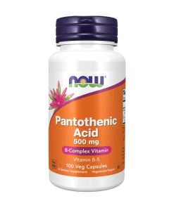 Alternative view of Pantotenska kiselina NOW, 500 mg (100 kapsula)