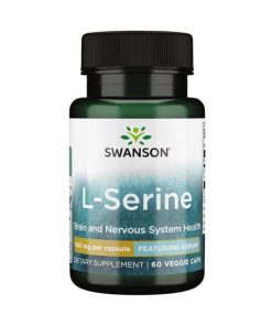 L-Serin Swanson, 500 mg (60 kapsula)