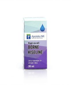 Sterilne kapi za oči borne kiseline 10ml