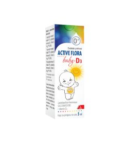 Alternative view of Active Flora baby kapi + vitamin D