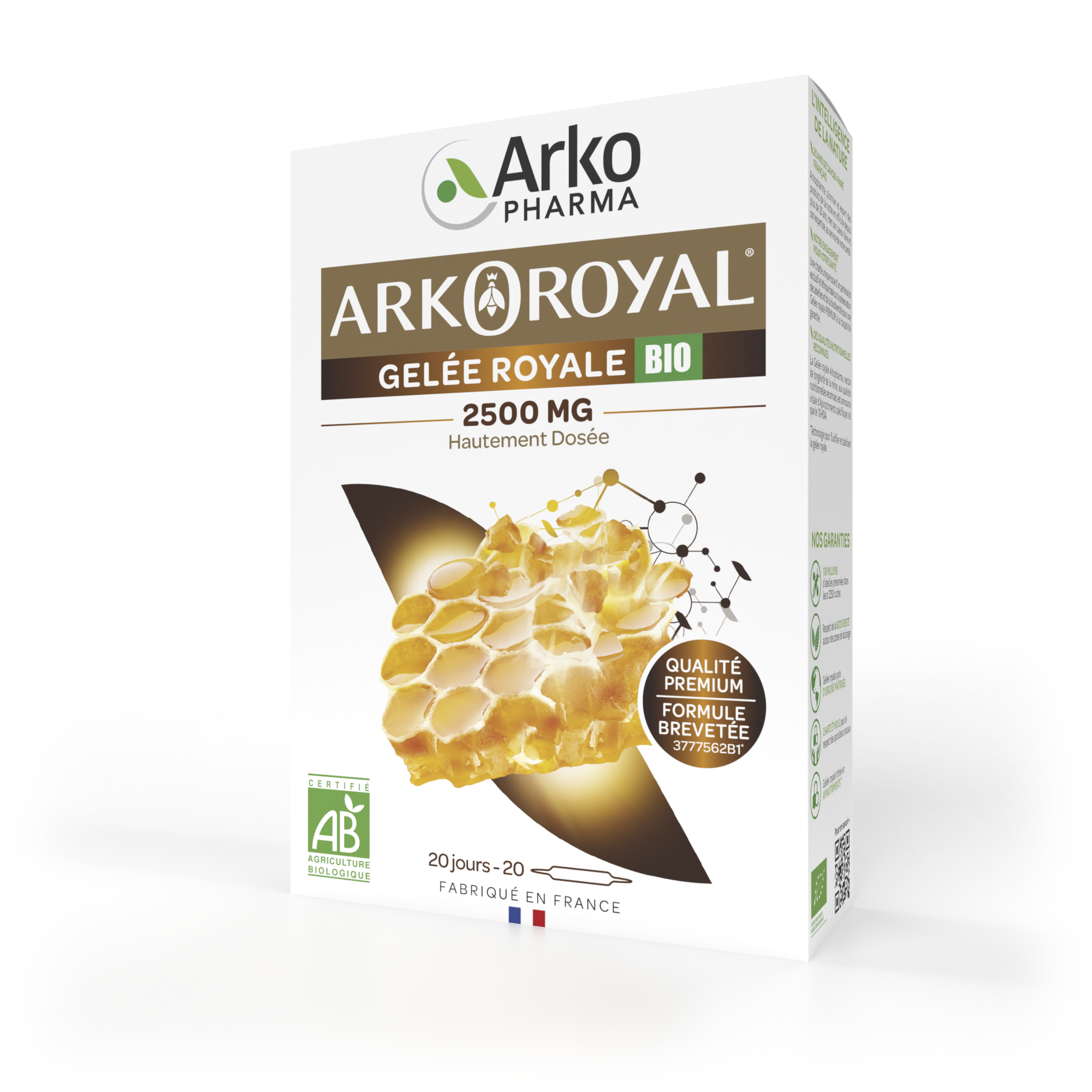 ARKOROYAL MATIČNA MLIJEČ 2500 mg BIO, 20X10 ml