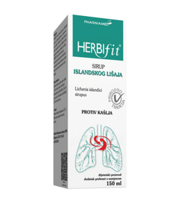 Herbifit Islandski lišaj sirup, 150ml Pharmamed
