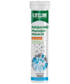 Kalcijum 600+Magnezijum+D3, šumeće tablete FIDI
