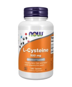 L-cistin / L-cistein NOW, 500 mg (100 tableta)