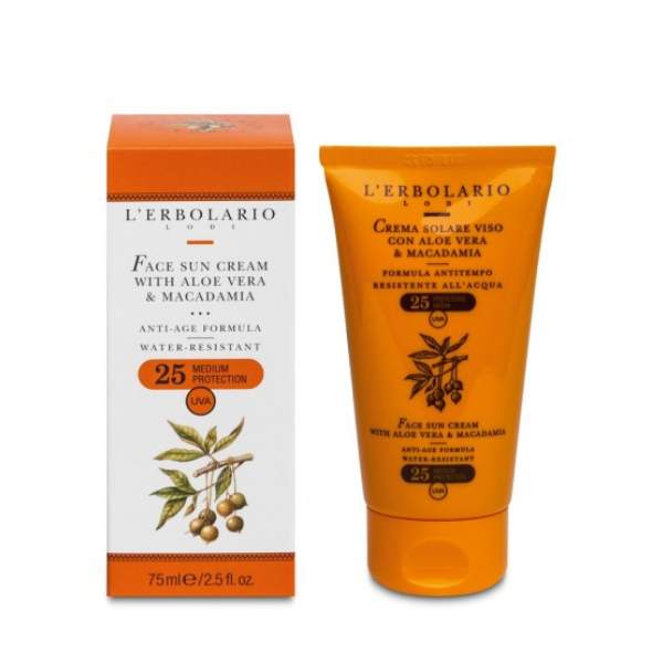 L’Erbolario Sun Krema s anti-age formulom SPF25, 75 ml