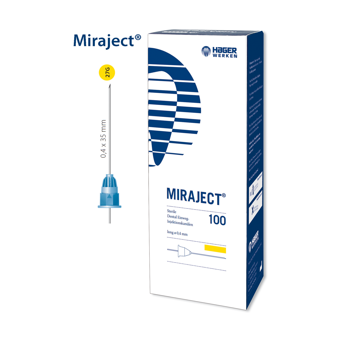HW Miraject Carpule 0,4x35mm 27G a100 - Slika 2