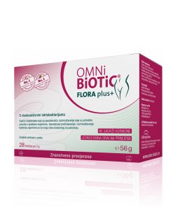 Alternative view of OMNI BIOTIC FLORA plus+, 28 vrećica – Allergosan