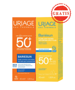 Uriage Bariésun SPF 50+ fluid protiv tamnih mrlja 40 ml + GRATIS fluid 40 ml set