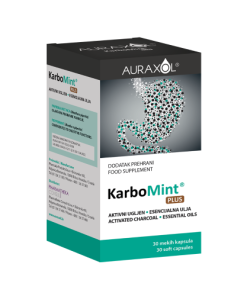 Auraxol Karbomint Plus Aktivni Ugljen 30 Mekih Kapsula