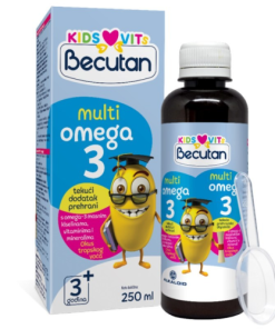 Becutan Kids Vits MULTIOMEGA-3 Tekući Dodatak za Djecu 250 ml