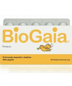 BioGaia Protectis Tablete Za Žvakanje Jagoda 30 kom
