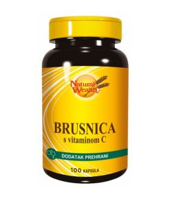 Alternative view of Natural Wealth Brusnica s Vitaminom C 100 kapsula