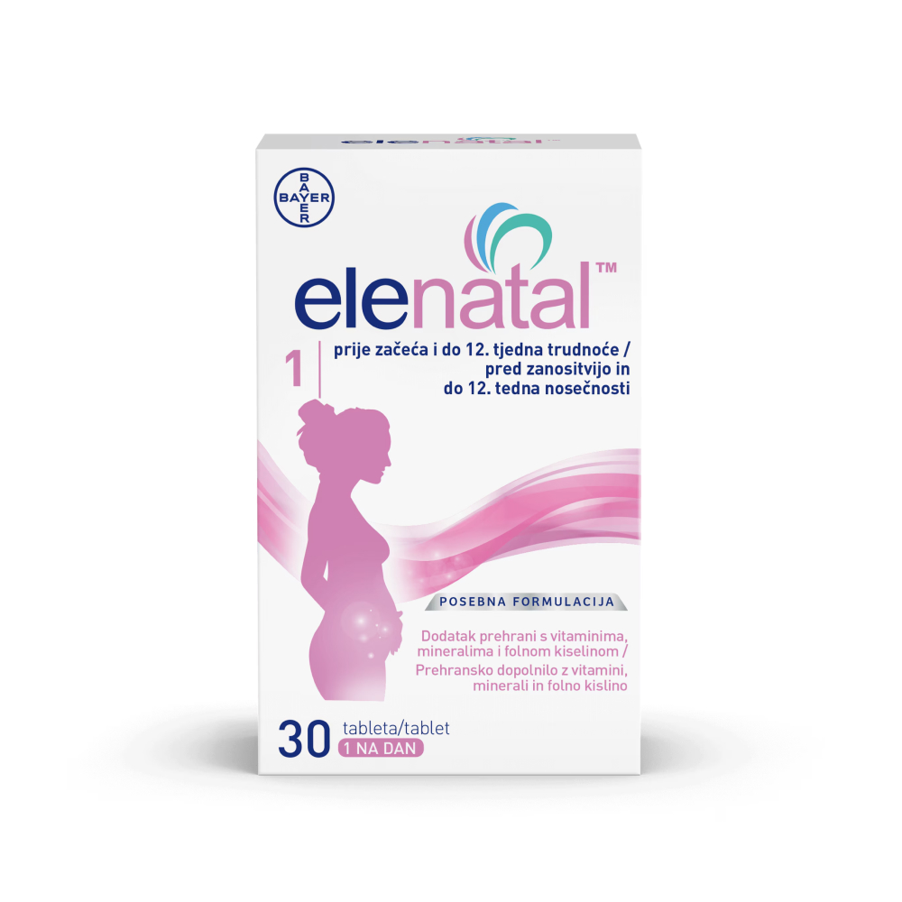 Elevit EleNatal Tablete Prije Začeća 30 kom - Slika 2