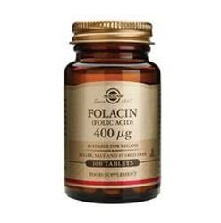 SOLGAR FOLACIN tablete a 100, Dodatak prehrani za nadoknadu folne kiseline