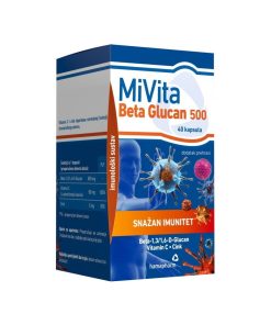 Alternative view of Hamapharm MiVita Beta Glukan 500 Kapsule 40kom