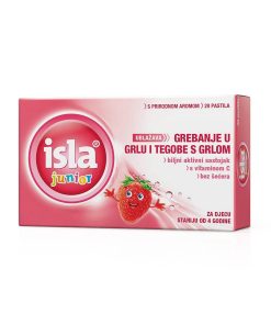 Isla Junior Pastile Za Grlo Za Djecu Od 4. Godine 20 pastila