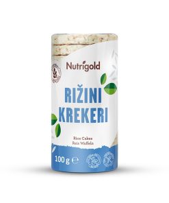 Rižini krekeri Natural – 100g Nutrigold