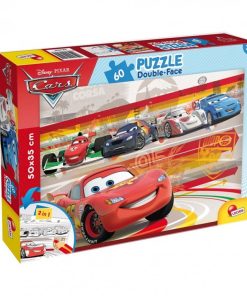 Lisciani Puzzle Double-Face Cars 60 djelova, Slagalica za djecu od 7. godine