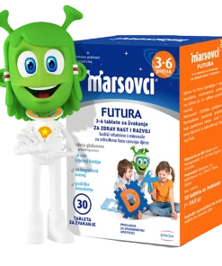 Alternative view of Marsovci Futura sa Željezom 3-6 godina 30 Tableta za Žvakanje