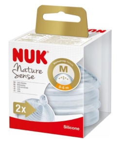 Alternative view of Nuk Nature Sense Sisač Silikonski 0-6m 2 kom