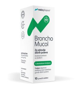 Alternative view of Nutripharm BronchoMucol za Dišne Puteve 10 Šumećih Tableta