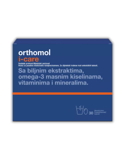 Alternative view of ORTHOMOL I-CARE granulat/kapsule 30 dnevnih doza, Potpora mikronutrijentima za odrasle