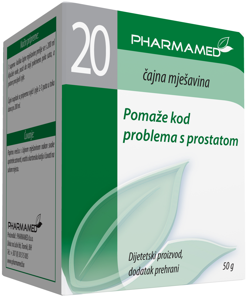 PHARMAMED ČAJ br.20 50g, Pomaže kod problema s prostatom