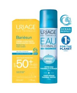 Uriage BARIESUN SPF50+ KREMA 50 ml + GRATIS TERMALNA VODA, 50 ml