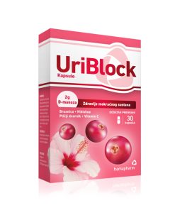 Alternative view of Hamapharm UriBlock Kapsule za Pomoć kod Urinarnih Infekcija 30kom