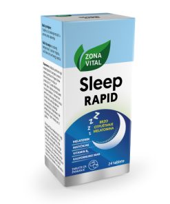 Zona Vital Sleep Rapid 24 Tablete za Žvakanje s Melatoninom